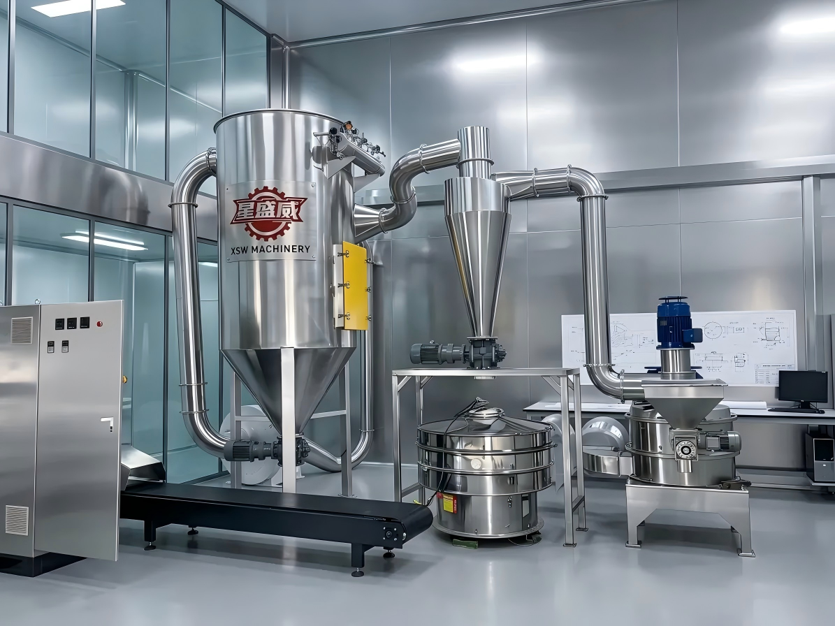 De eerste keuze voor bedrijven in gezondheidsproducten om de kwaliteit en efficiëntie te verbeteren: de Xingshengwei ultrafijne breker helpt de kosten te verlagen en de efficiëntie te verhogen bij de verwerking van sporenpoeder/Ganoderma