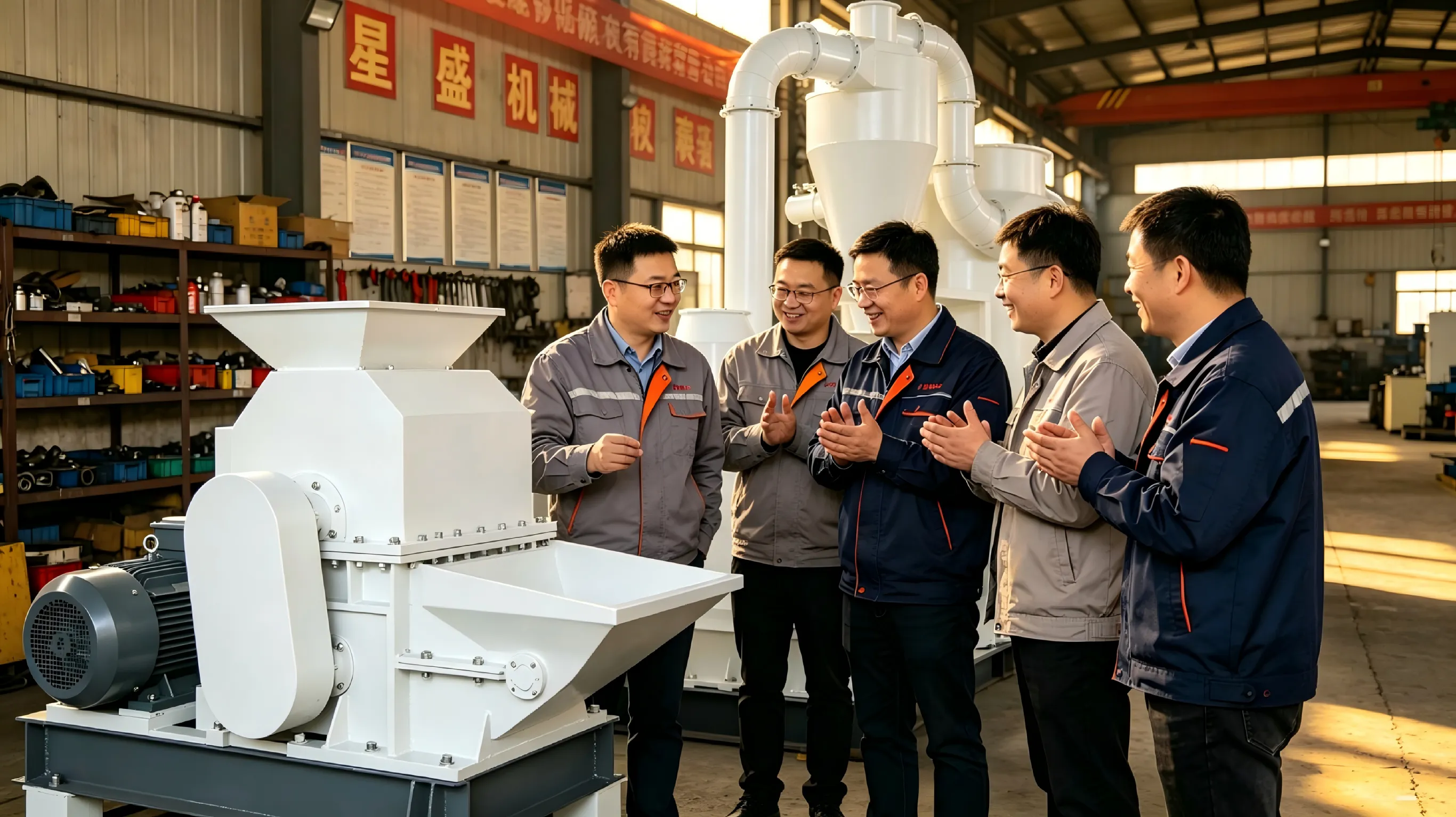 Ultrafine Pulverizer trekt fans aan met zijn kracht en Xingshengwei heeft nieuwe bestellingen uit meerdere regio's ontvangen