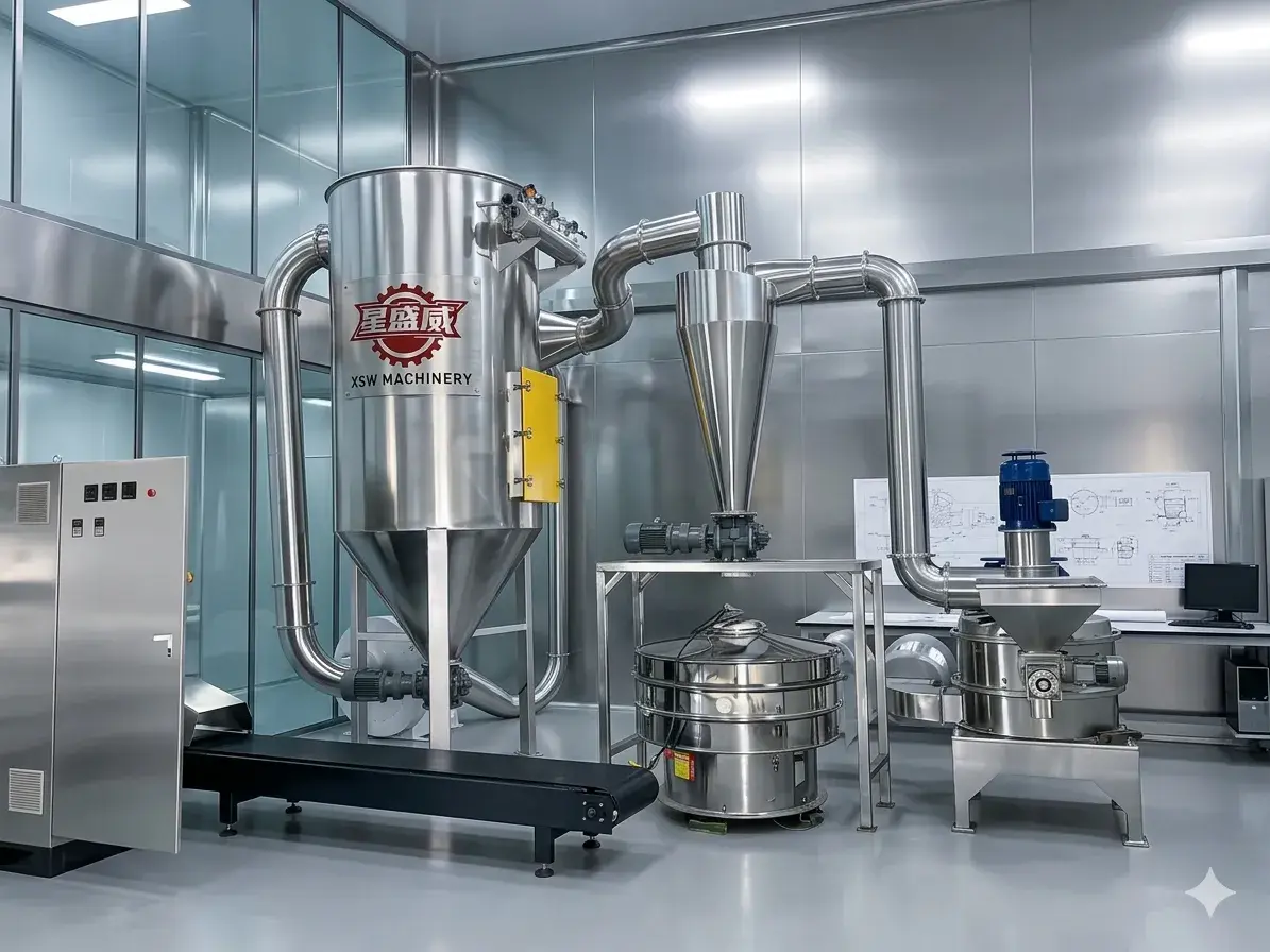 Xingshengwei Machinery helpt bekende Europese farmaceutische bedrijven hun productiecapaciteit voor ultrafijn malen te verdubbelen